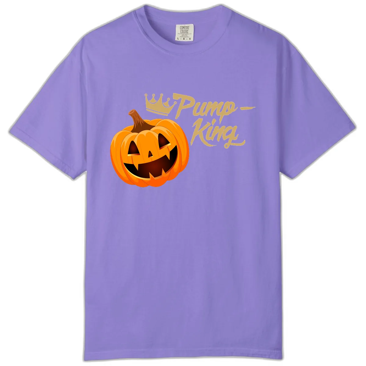 Pumpkin King Halloween Crown Comfort Color in Violet