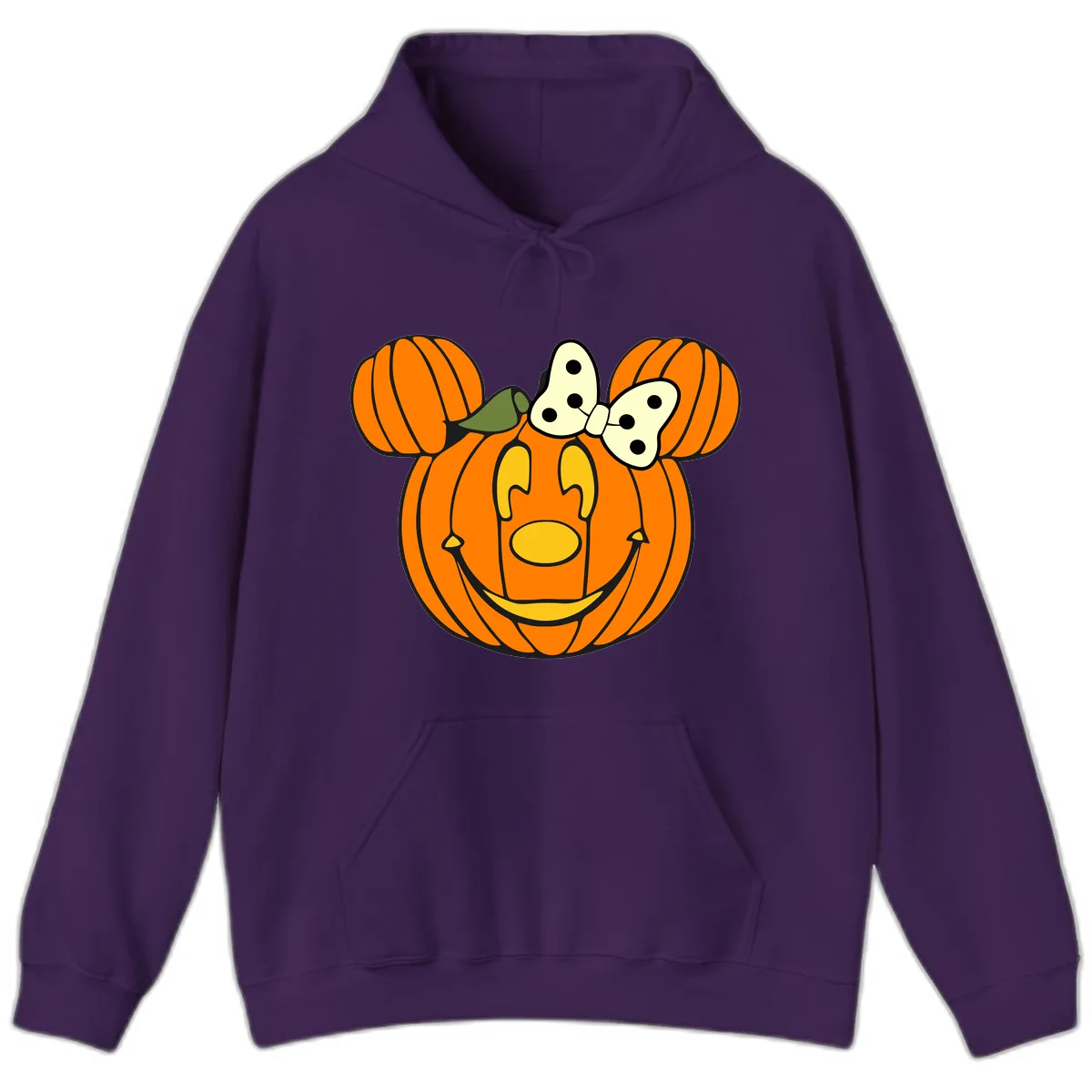 Minnie Pumpkin Halloween Hoodie in Purple
