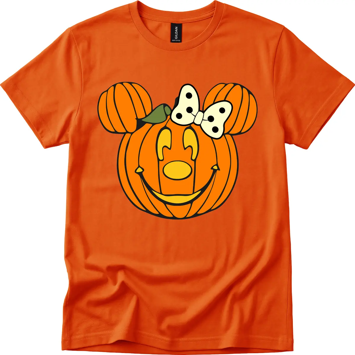 Minnie Pumpkin Halloween T-Shirt in Orange