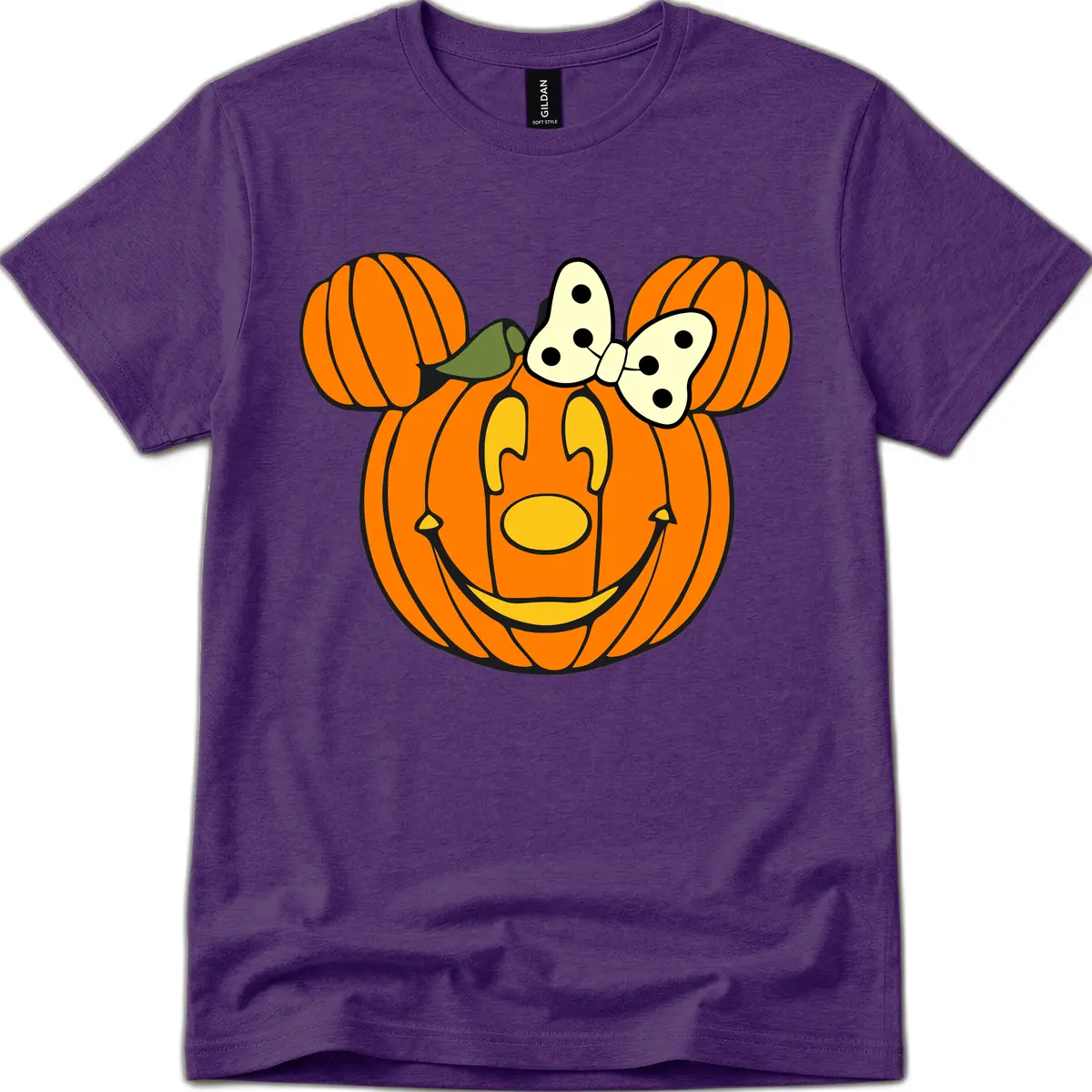Minnie Pumpkin Halloween T-Shirt in Purple