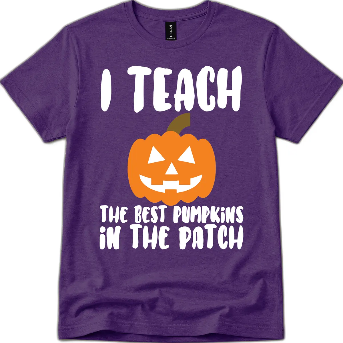 I Teach The Best Pumpkins In The Patch T-Shirt in Purple