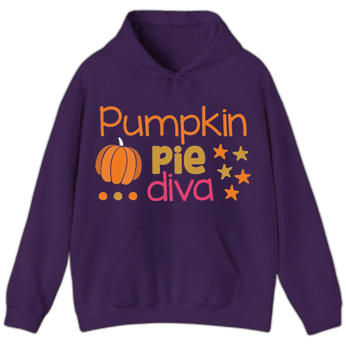 Pumpkin Pie Diva Hoodie in Purple