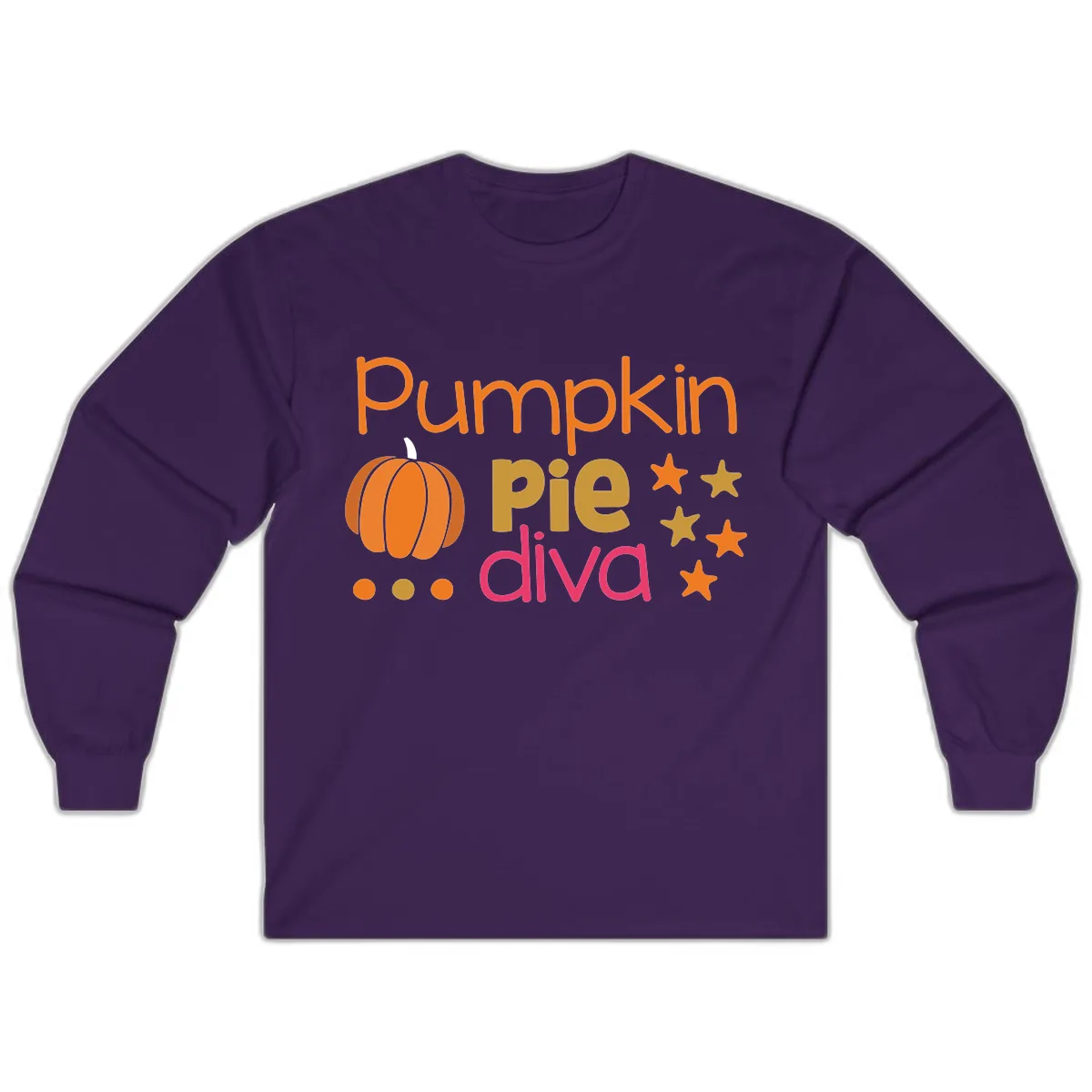Pumpkin Pie Diva Long Sleeve in Purple