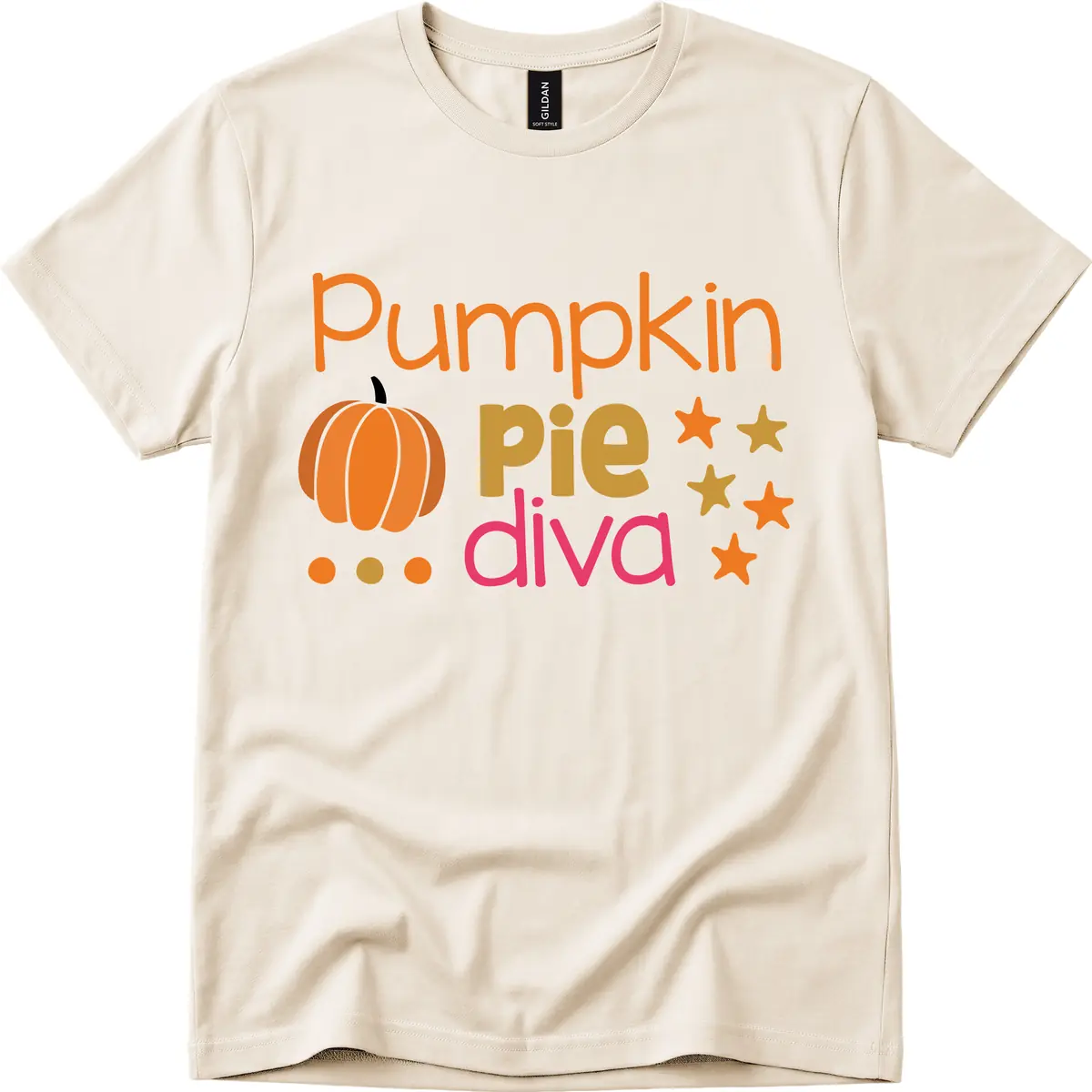 Pumpkin Pie Diva T-Shirt in Natural