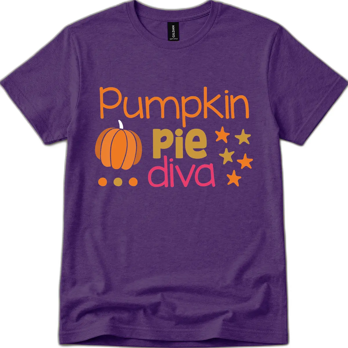 Pumpkin Pie Diva T-Shirt in Purple