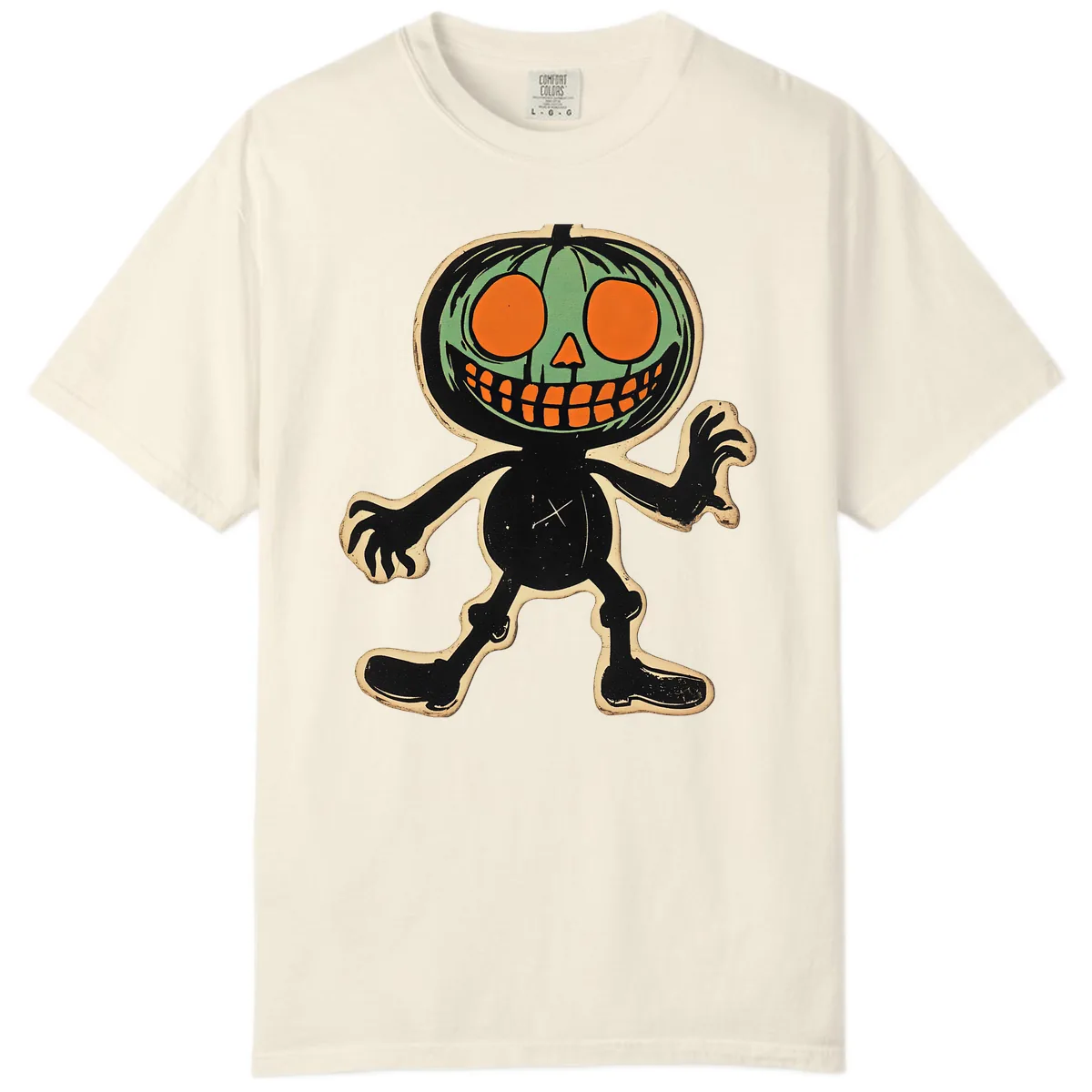 Spooky Pumpkin Pal Comfort Color in Ivory