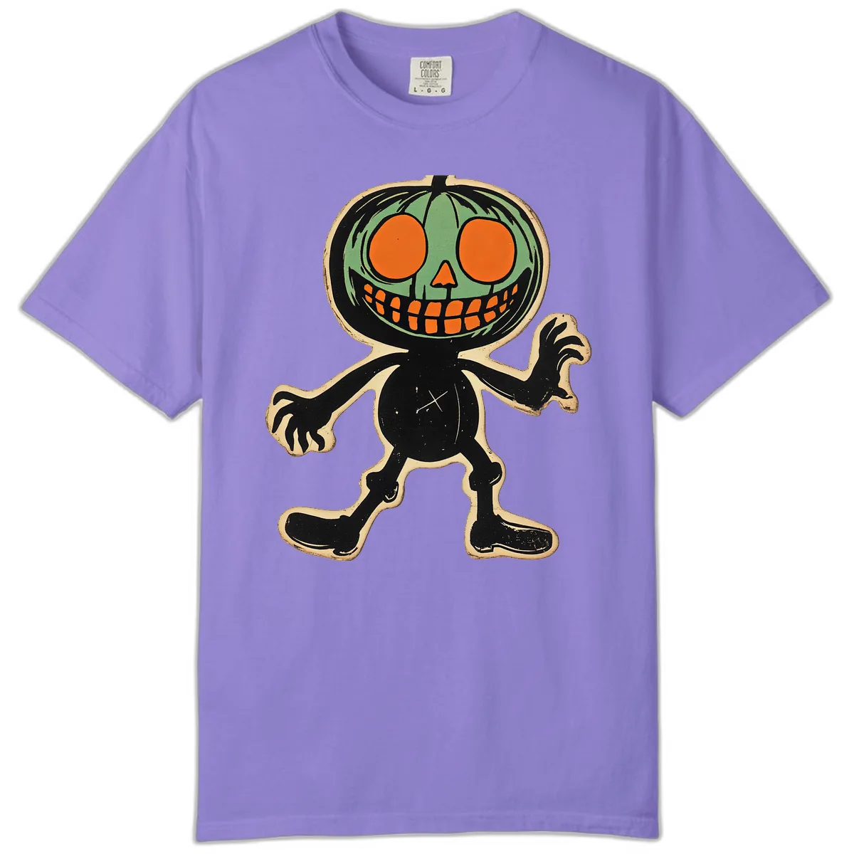 Spooky Pumpkin Pal Comfort Color in Violet