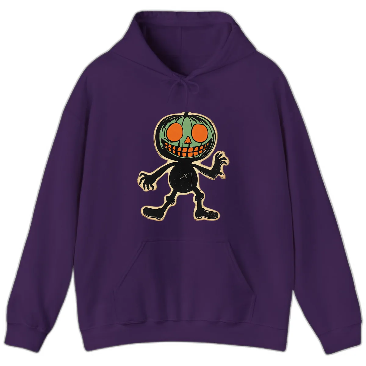 Spooky Pumpkin Pal Hoodie in Purple