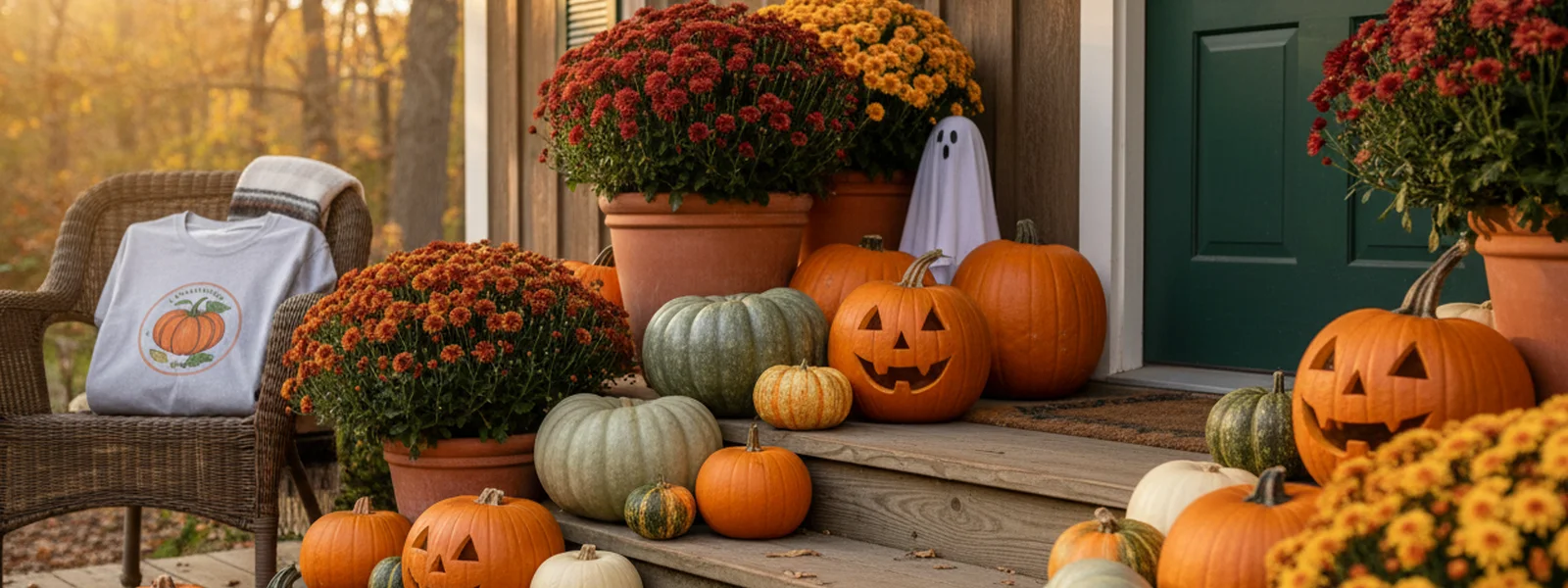 Your Halloween Party Checklist: Pumpkins & Cozy Vibes Only - Pumpkin Shirts