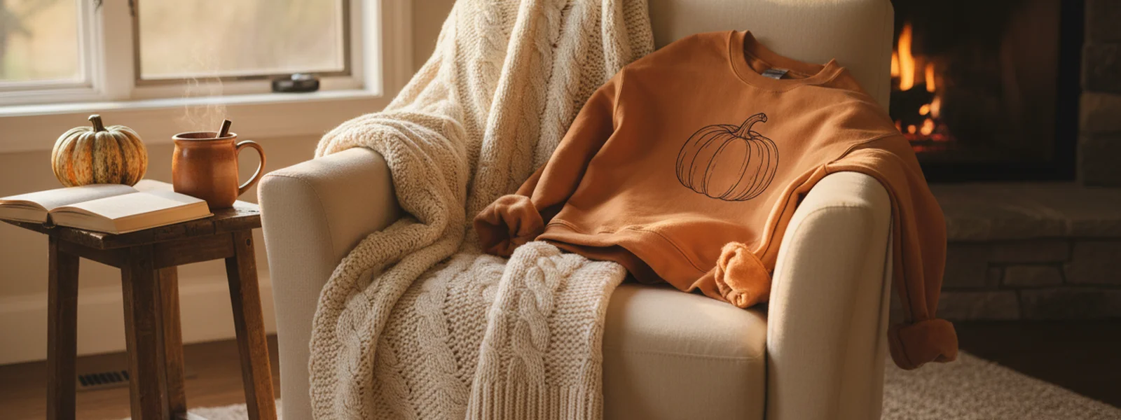 November's Embrace: Extending the Cozy Feeling Past Halloween - Pumpkin Shirts