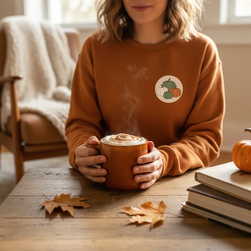 November's Embrace: Extending the Cozy Feeling Past Halloween - Pumpkin Shirts