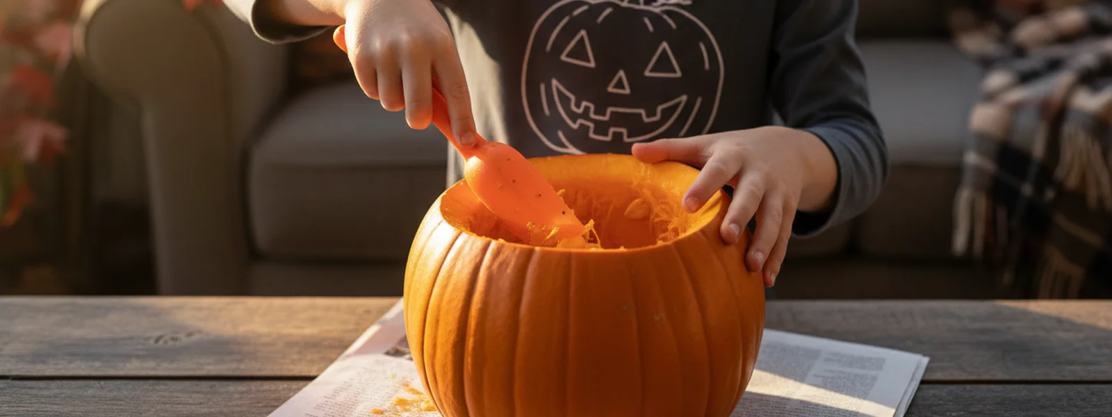 Pumpkin Carving for Kids: Easy and Safe Ideas for Little Hands - Pumpkin Shirts