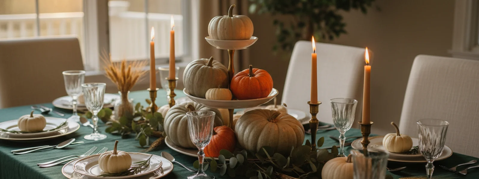 Thanksgiving Table: 6 Pumpkin Decor Ideas That Aren't Tacky - Pumpkin Shirts