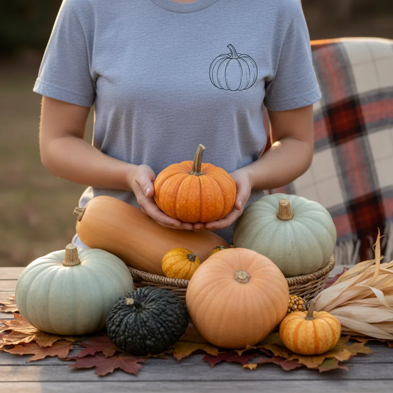 Heirloom Pumpkin Shirts