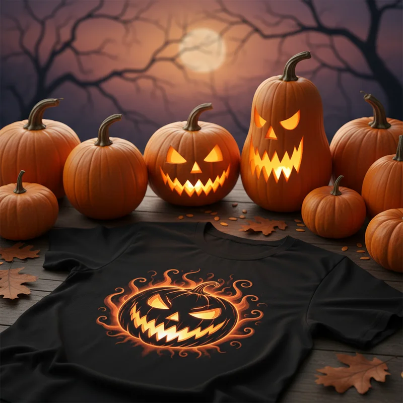 Spooky Pumpkin Shirts