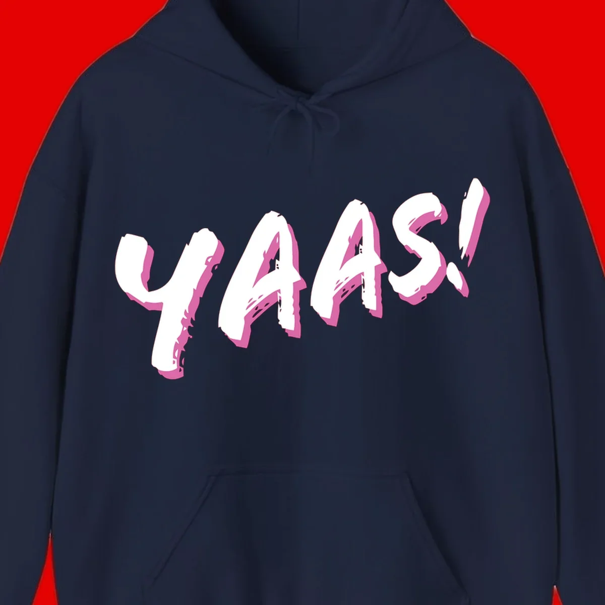 Abstract wavy shapes design with layered white and magenta flowing forms creating a three-dimensional modern art effect