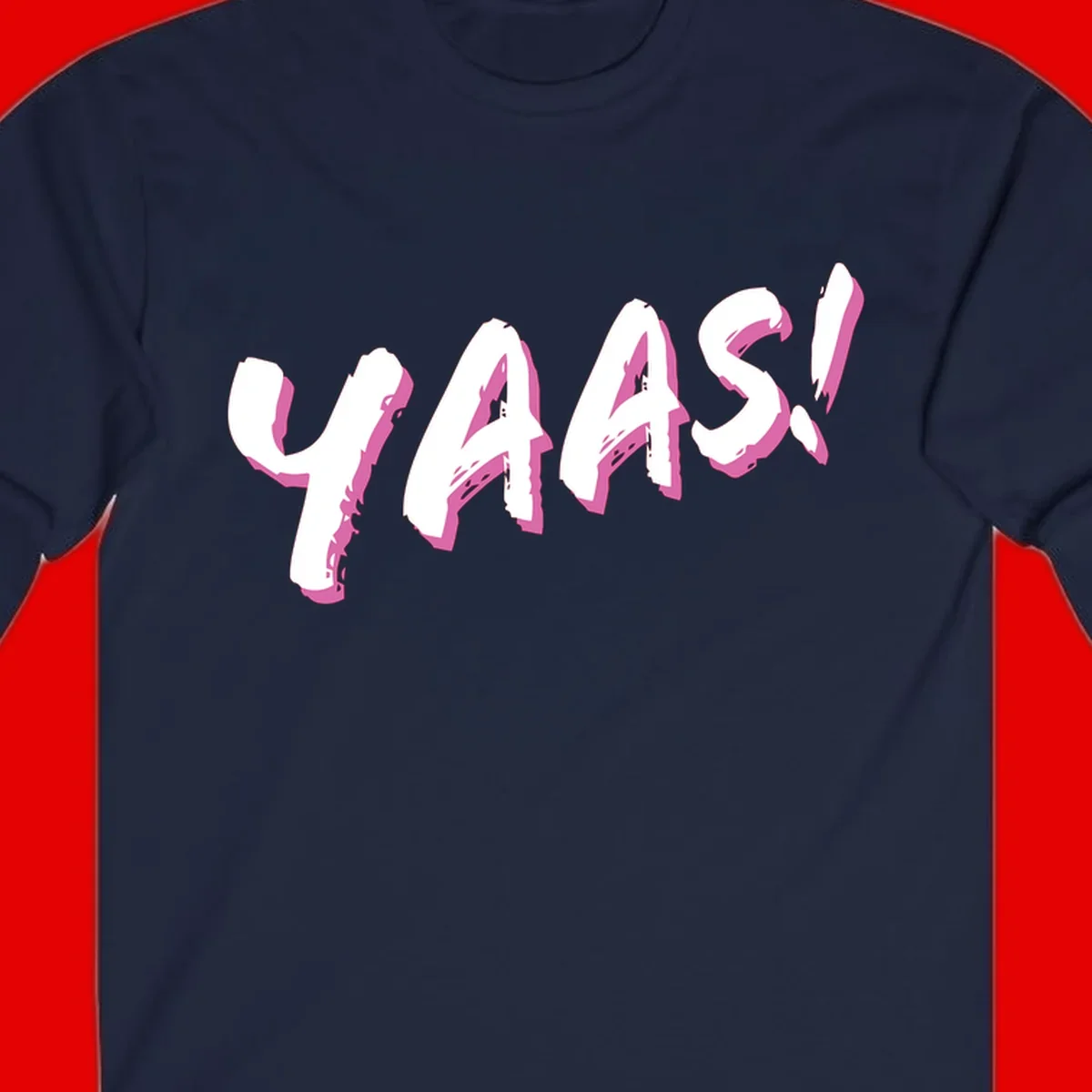 Abstract wavy shapes design with layered white and magenta flowing forms creating a three-dimensional modern art effect