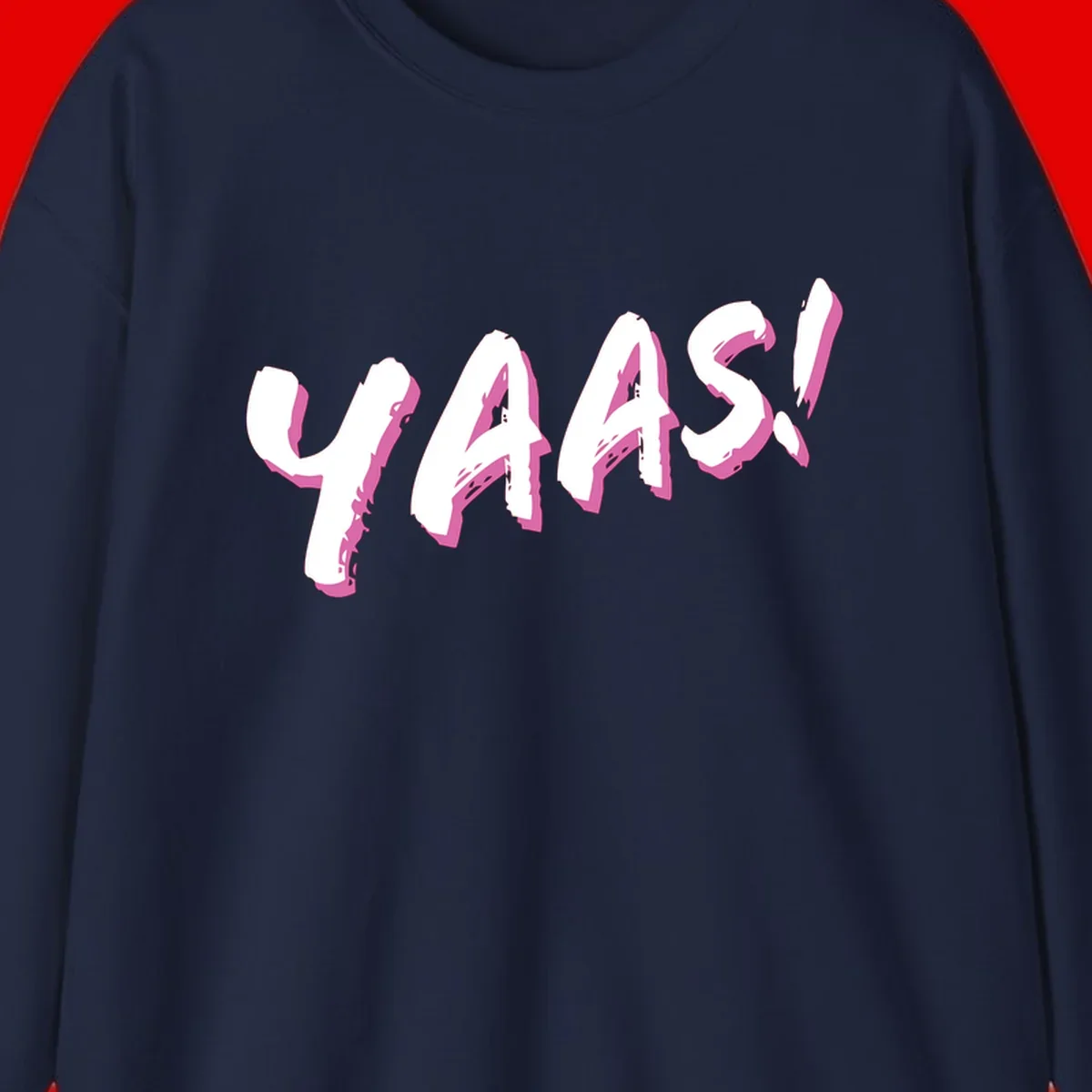 Abstract wavy shapes design with layered white and magenta flowing forms creating a three-dimensional modern art effect