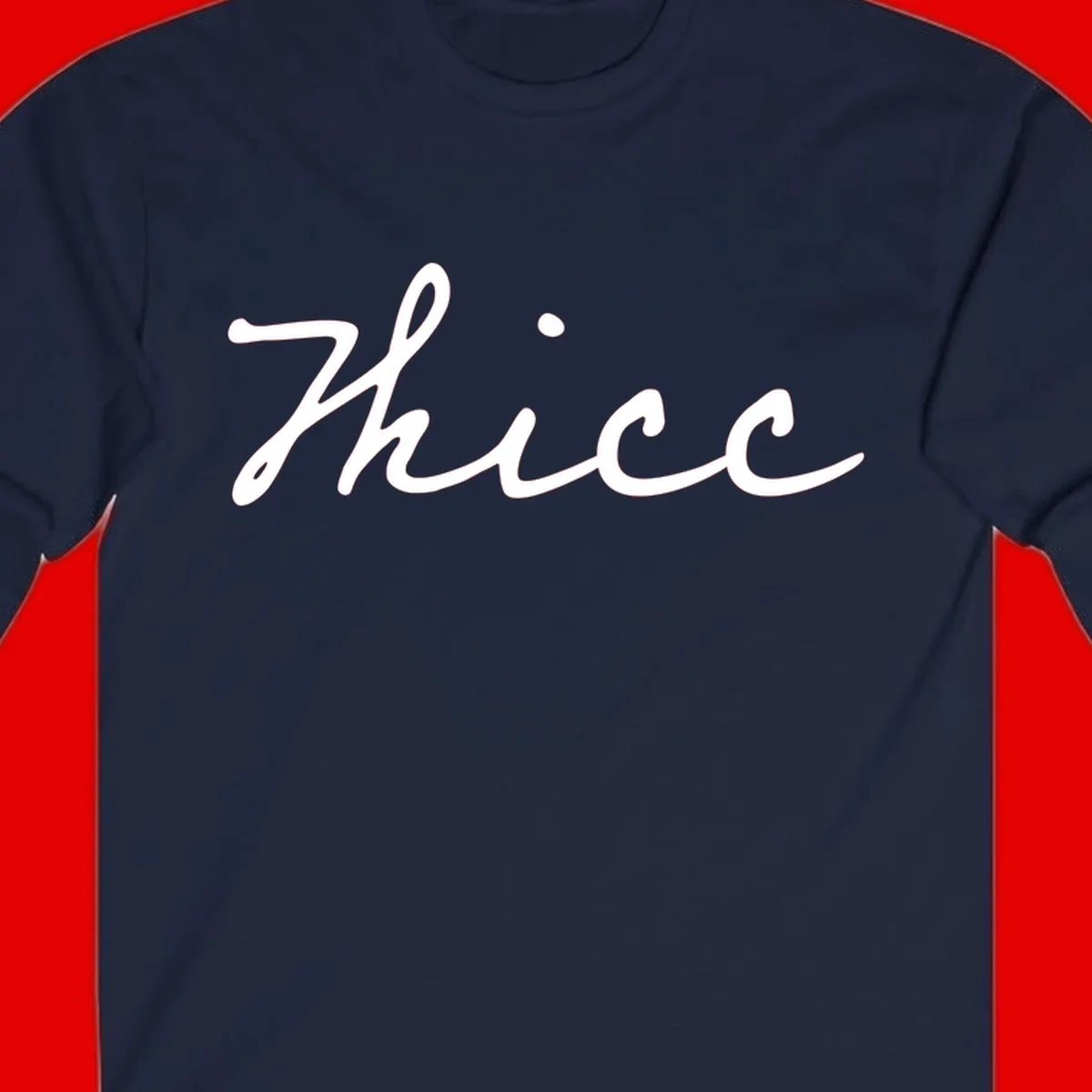 White cursive script spelling 'thee' with decorative dot on gray background