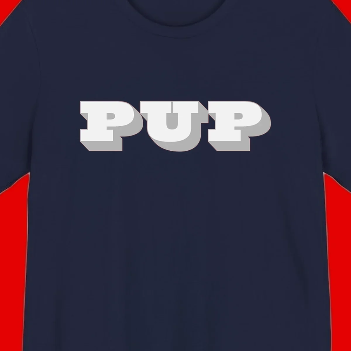 Bold 3D puff typography spelling 'PUFF' with dimensional shadow effect on gray background