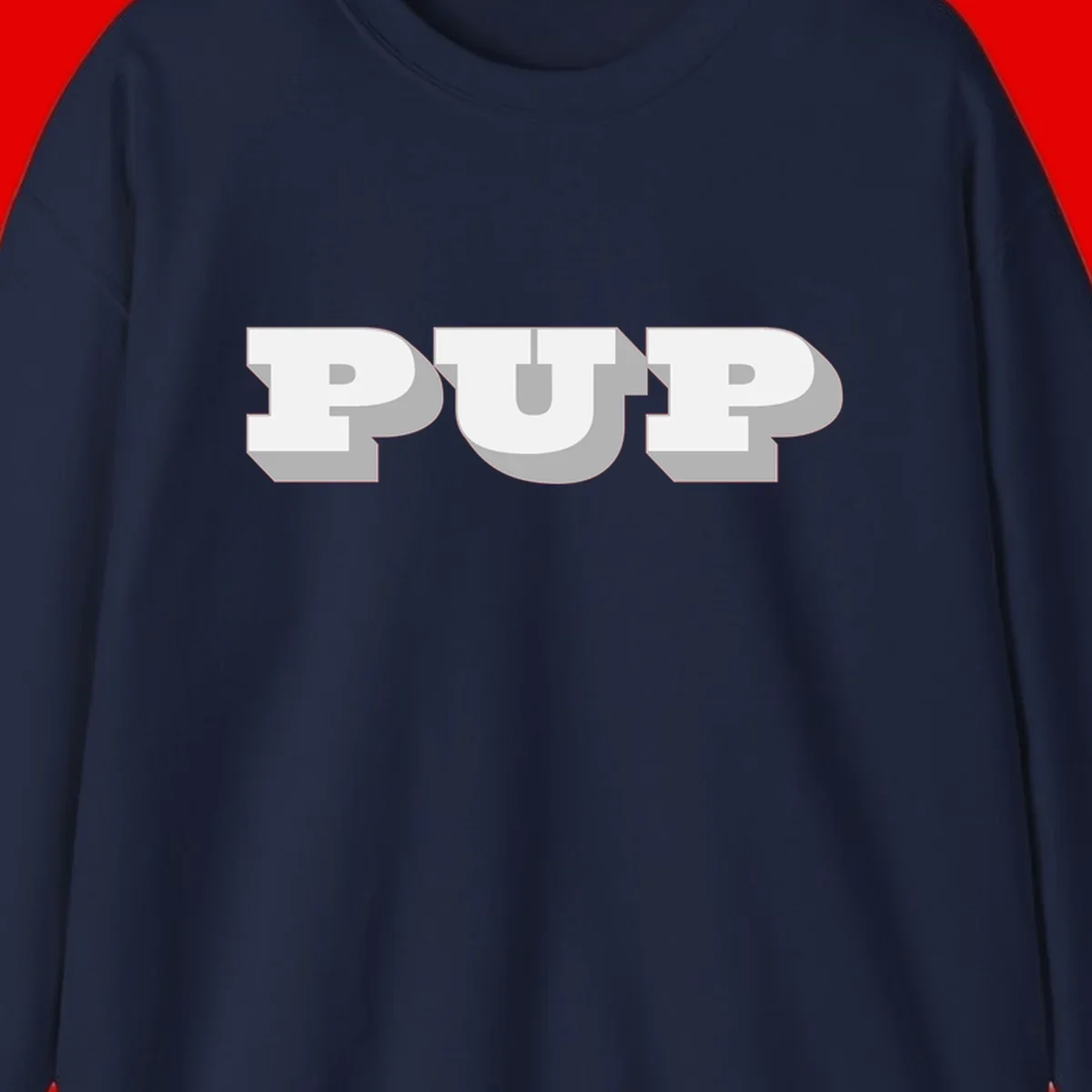 Bold 3D puff typography spelling 'PUFF' with dimensional shadow effect on gray background