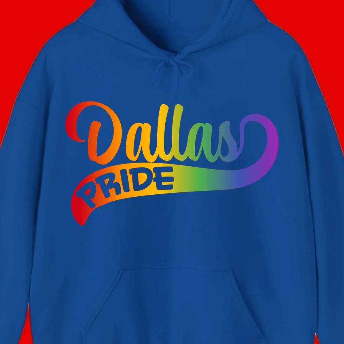 Colorful equality pride rainbow gradient design with flowing text and vibrant spectrum colors