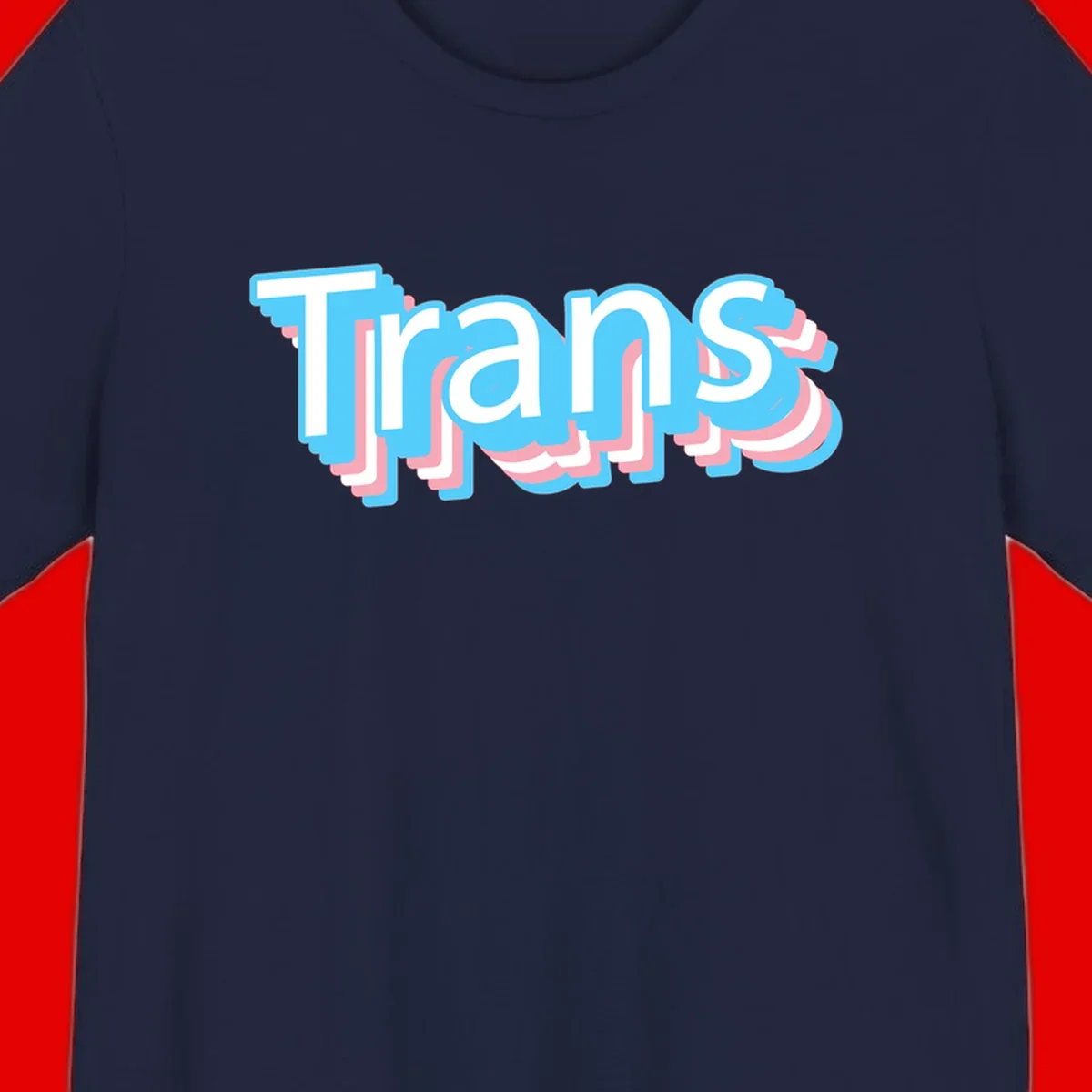 Titans 3D layered text design with cyan blue, pink, and white dimensional shadow effects on gray background
