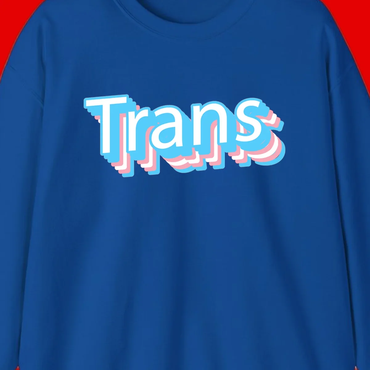 Titans 3D layered text design with cyan blue, pink, and white dimensional shadow effects on gray background