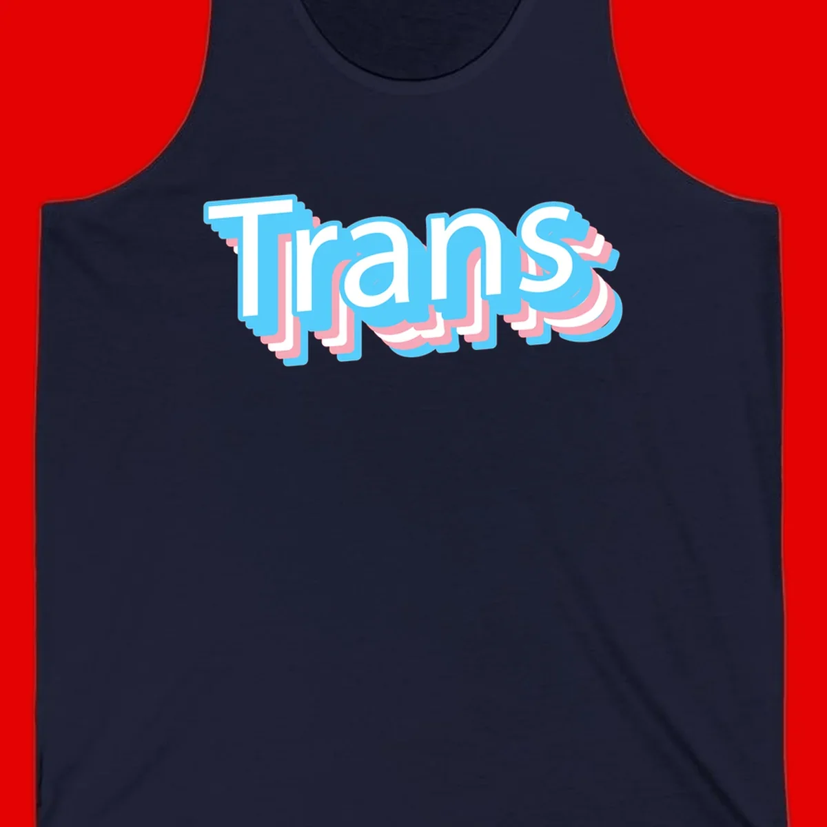 Titans 3D layered text design with cyan blue, pink, and white dimensional shadow effects on gray background