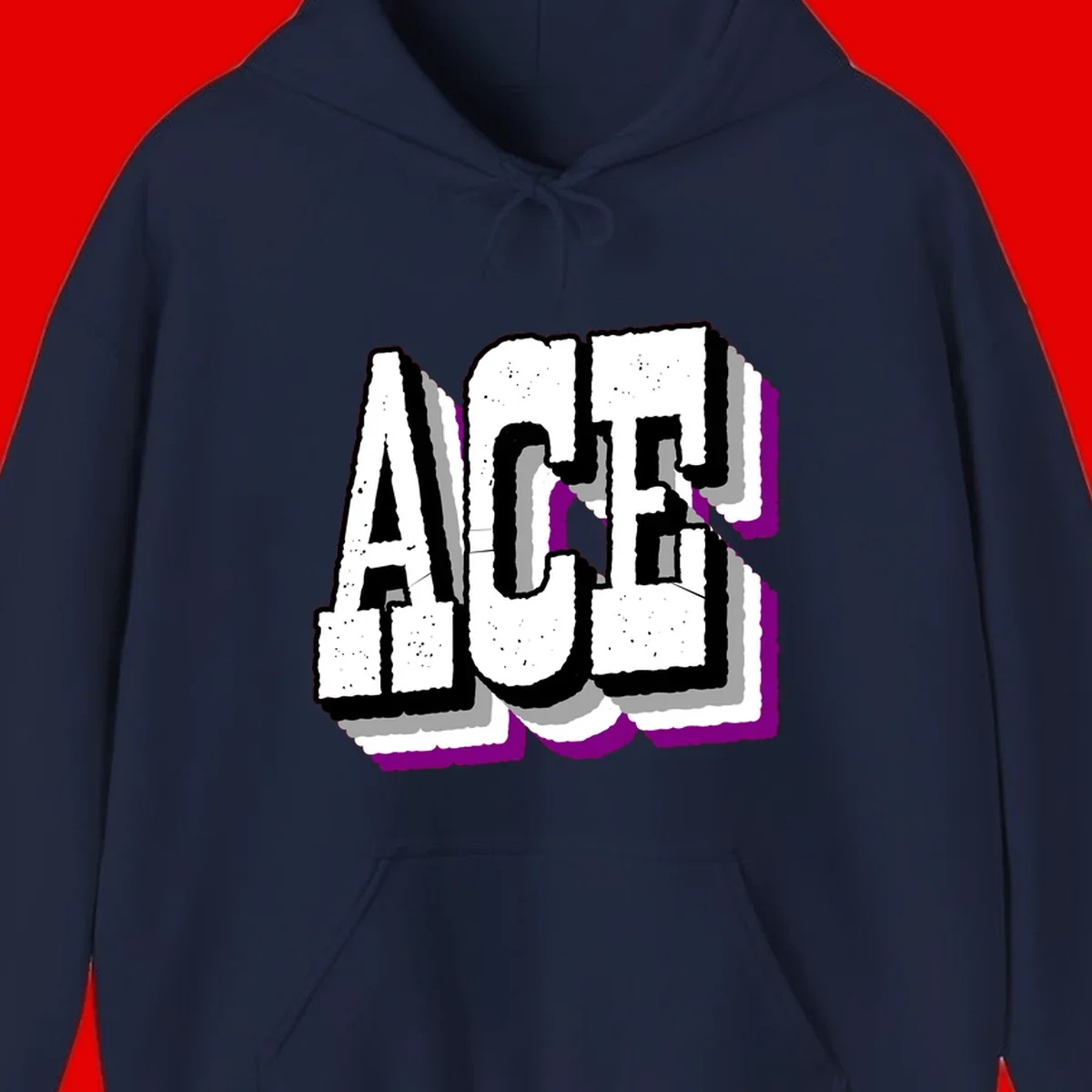 Bold distressed lettering spelling ALASKA with layered shadow effects and purple accents on gray background