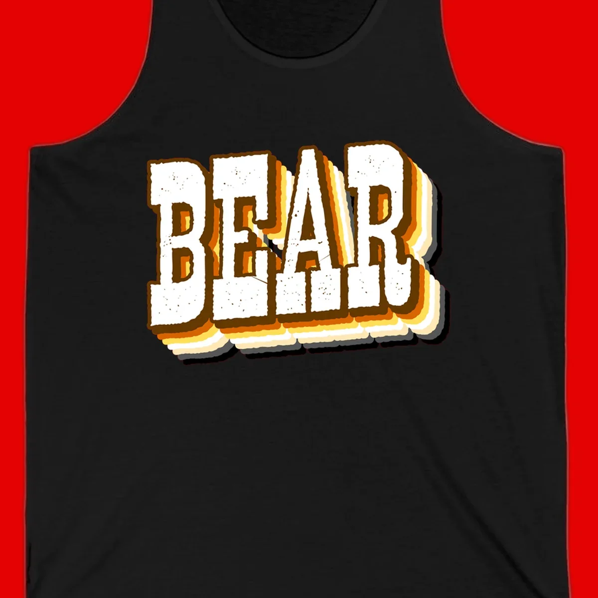 Dead bread toast graphic with thick brown letters featuring layered orange and yellow gradient effect on gray background