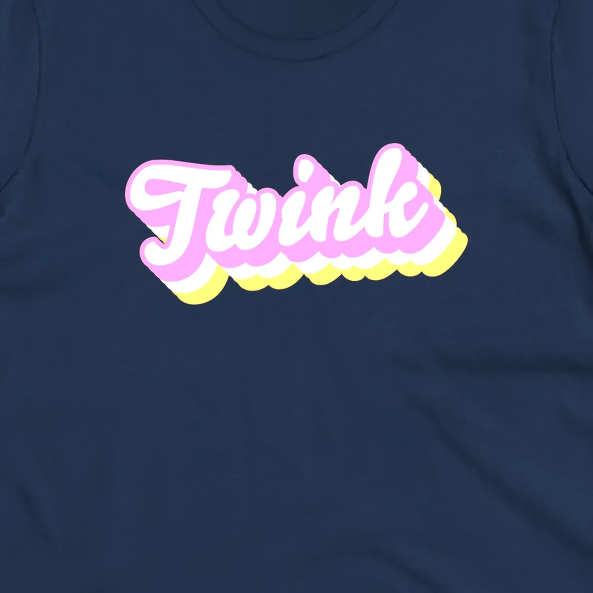 Froze ice cream cone design with pink, white, and yellow scalloped layers and playful typography on gray background