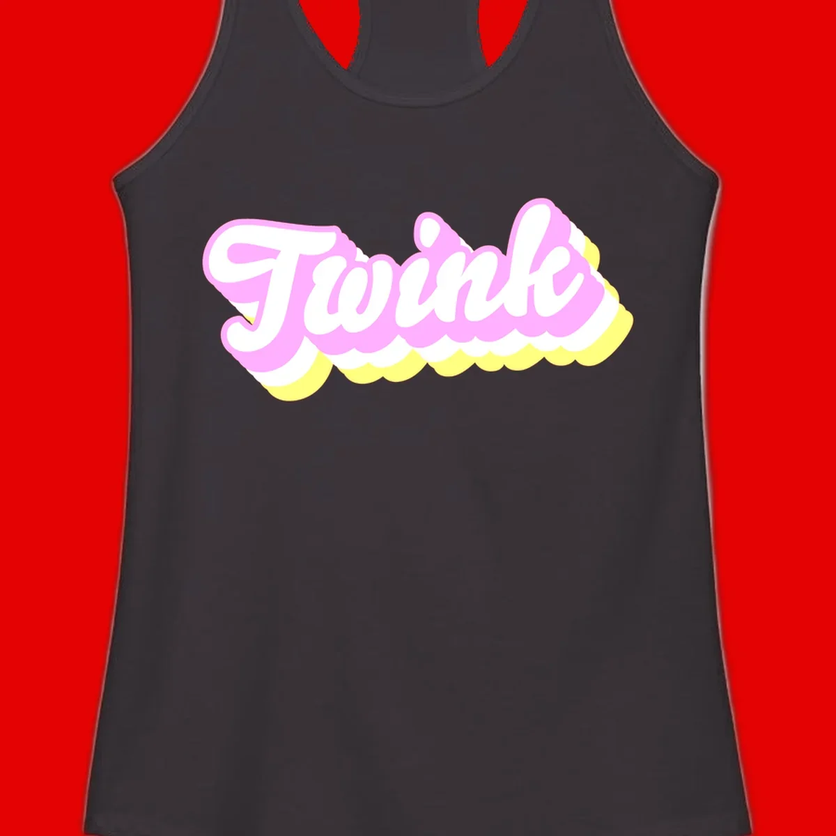 Froze ice cream cone design with pink, white, and yellow scalloped layers and playful typography on gray background