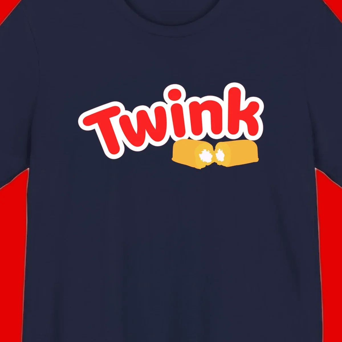 Red 'TWINK' text with white outline above two gold fists bumping together in celebration
