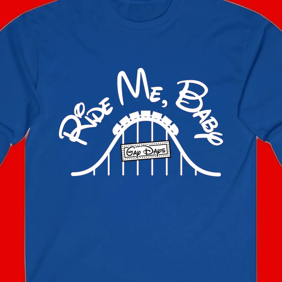Nautical ship wheel design with 'Once More Into The Gap Days' text and wavy water elements for adventure-themed apparel