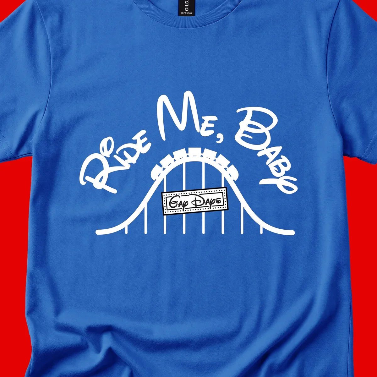 Nautical ship wheel design with 'Once More Into The Gap Days' text and wavy water elements for adventure-themed apparel