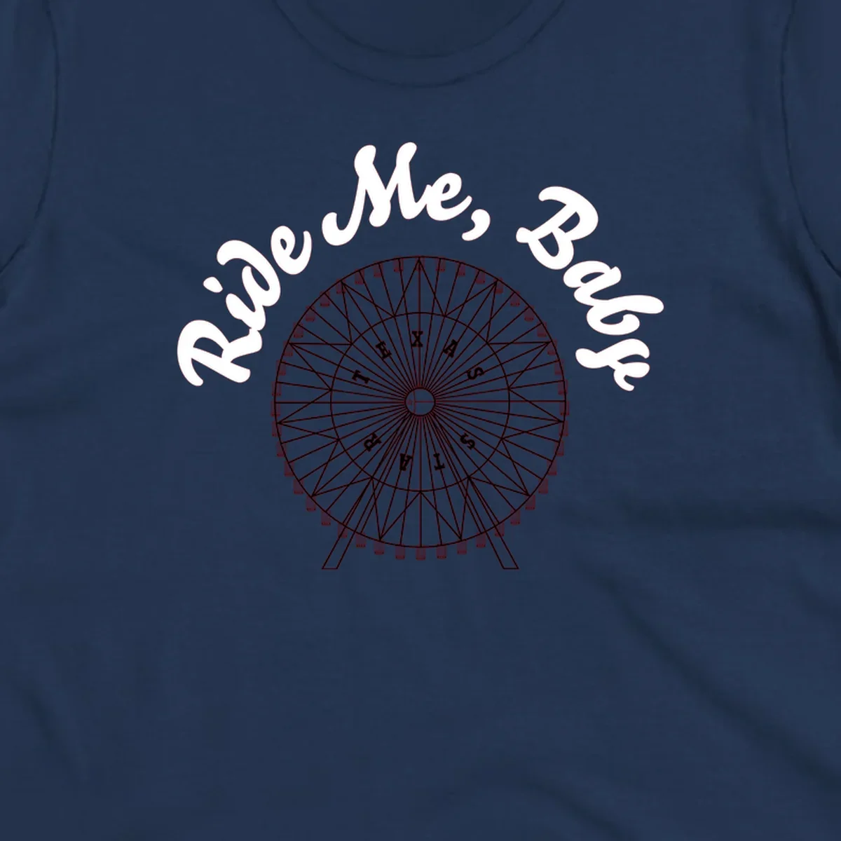 Detailed illustration of a ferris wheel with 'Rescue Me' text in white script above and below the mechanical structure on gray background