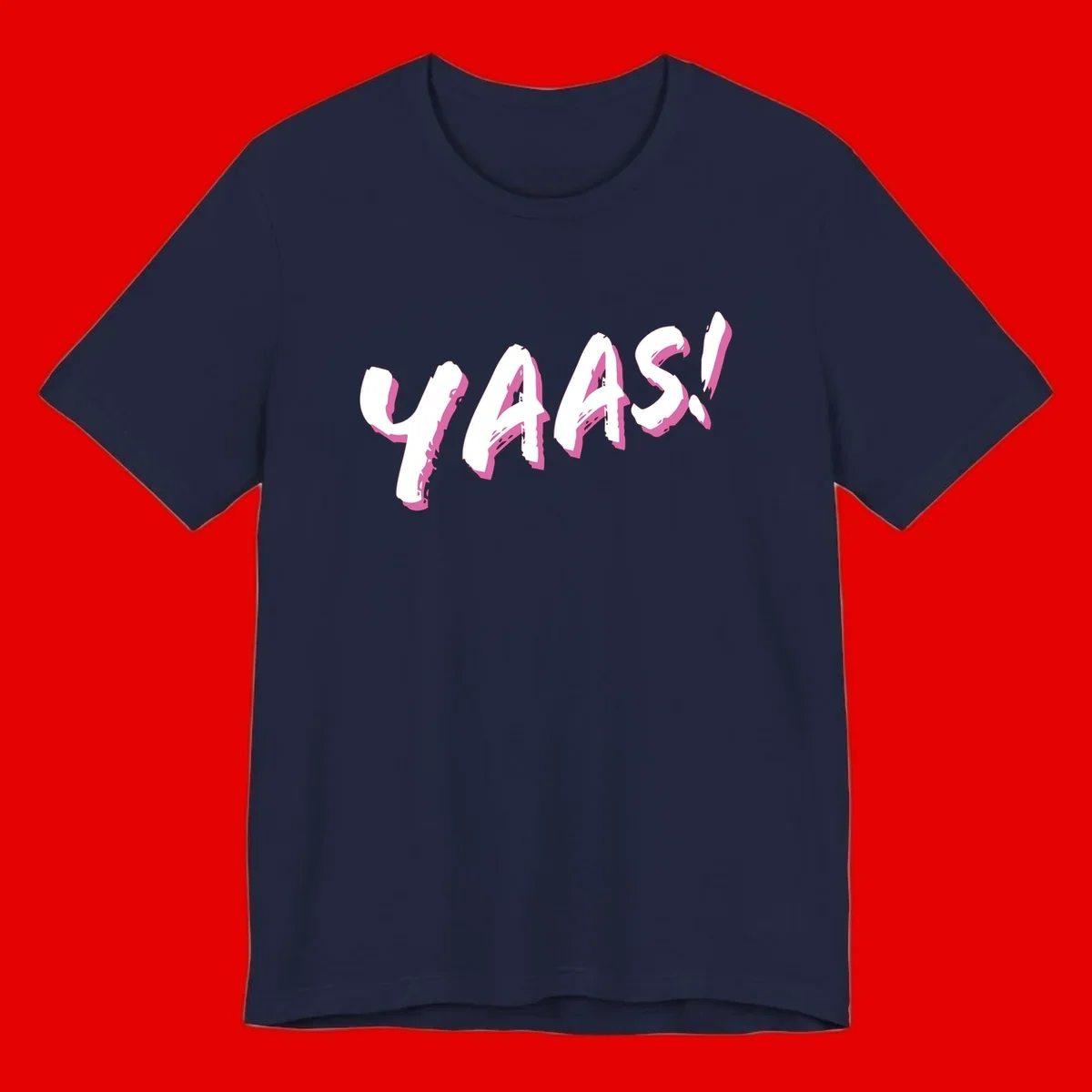 Abstract wavy shapes design with layered white and magenta flowing forms creating a three-dimensional modern art effect