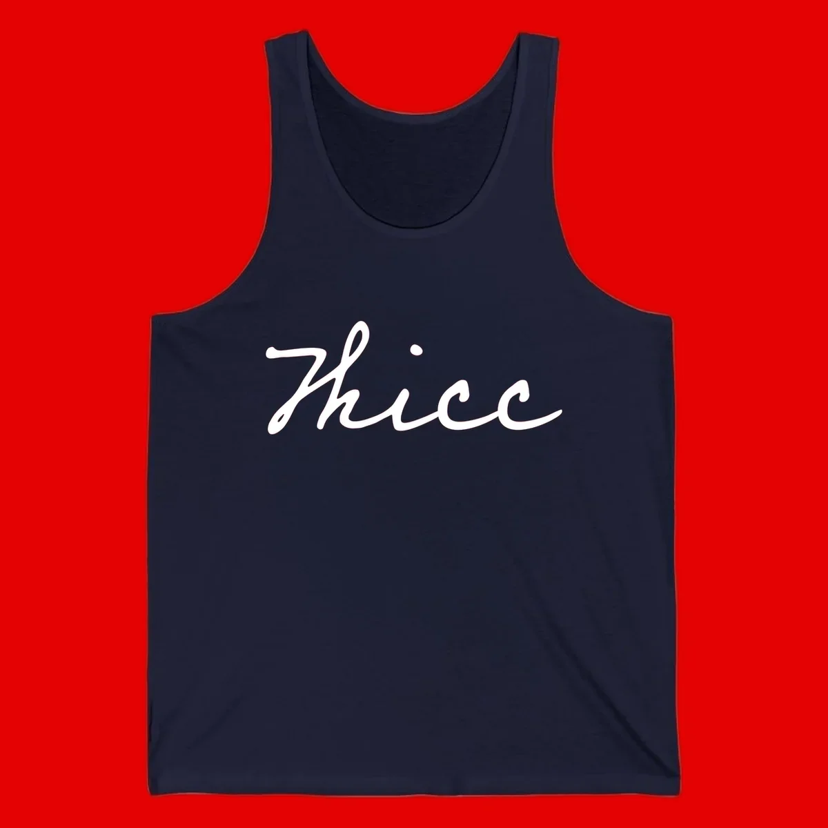 White cursive script spelling 'thee' with decorative dot on gray background