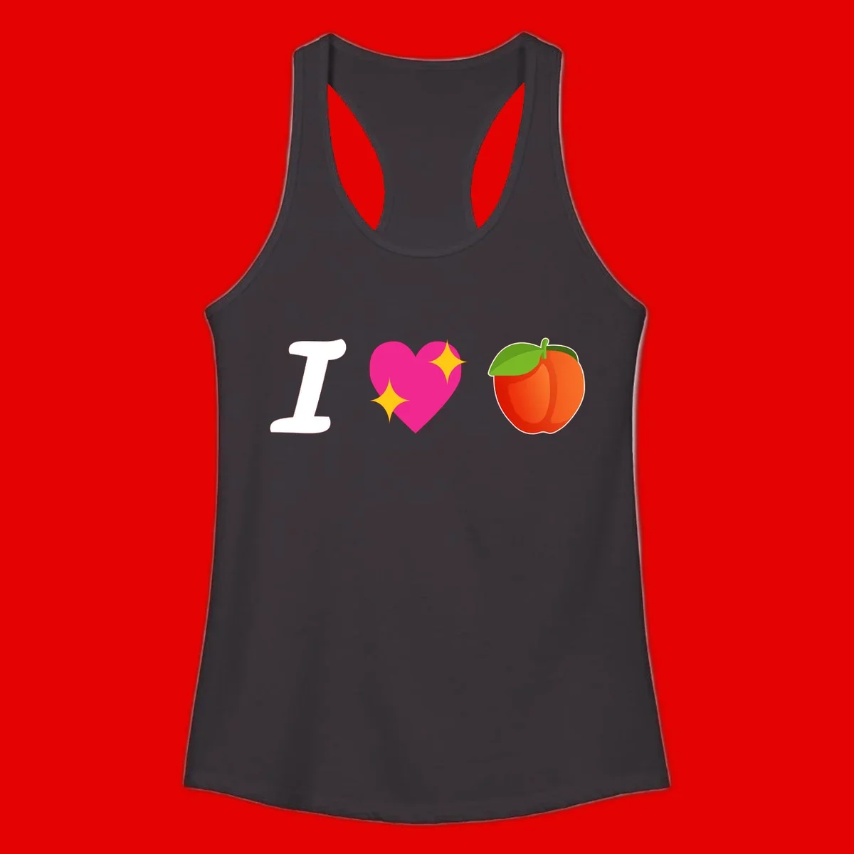 I love apples rebus design with large white I, magenta heart with yellow sparkles, and red apple with green leaf