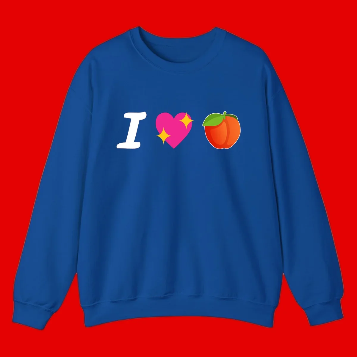 I love apples rebus design with large white I, magenta heart with yellow sparkles, and red apple with green leaf