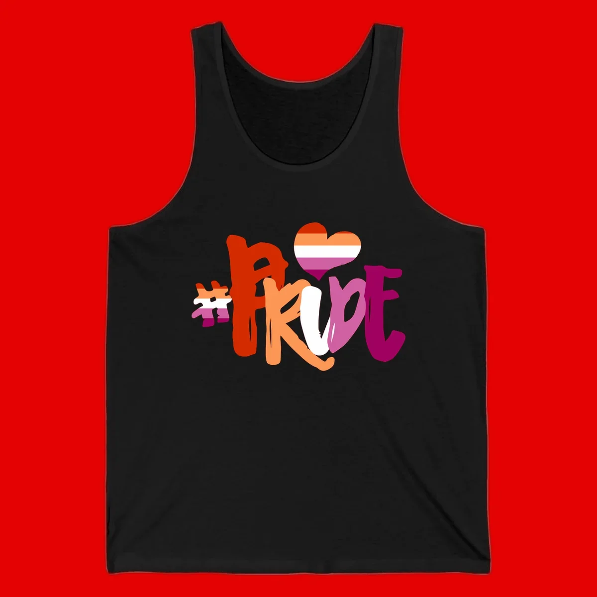 Love pride heart flag design with colorful letters, rainbow heart, and puzzle pieces in pride colors