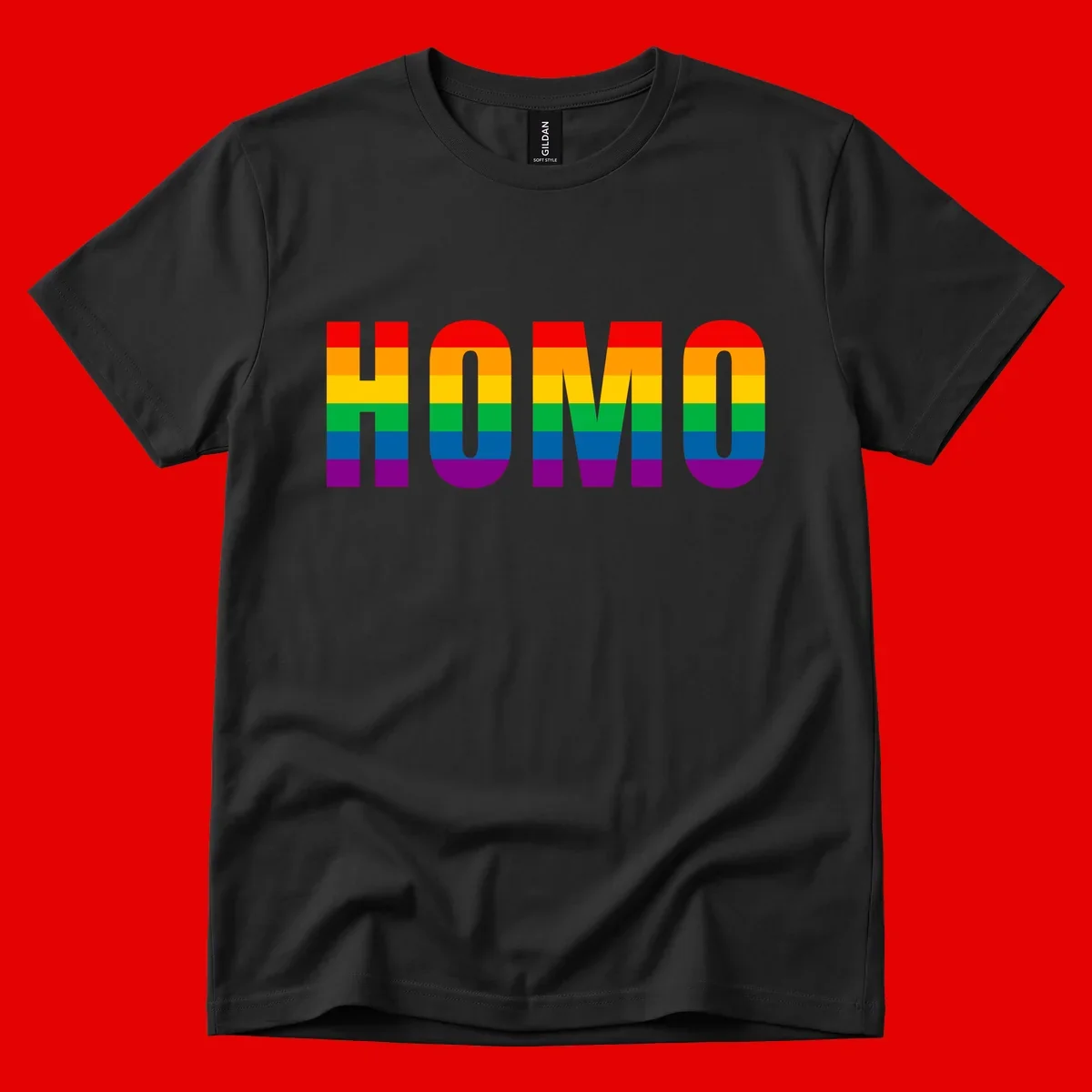 Rainbow pride flag colored numbers 110 and 1110 in bold geometric style on gray background