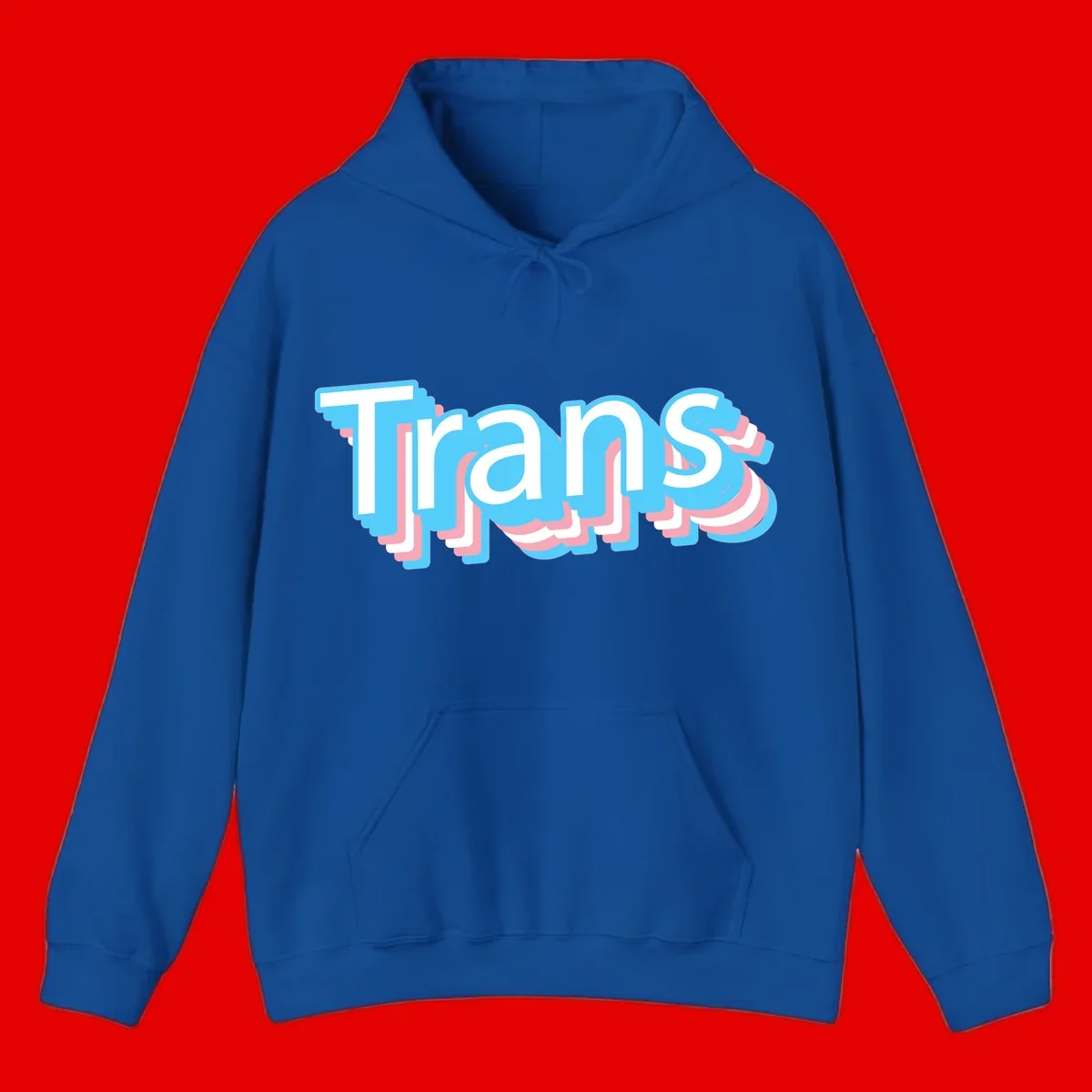 Titans 3D layered text design with cyan blue, pink, and white dimensional shadow effects on gray background