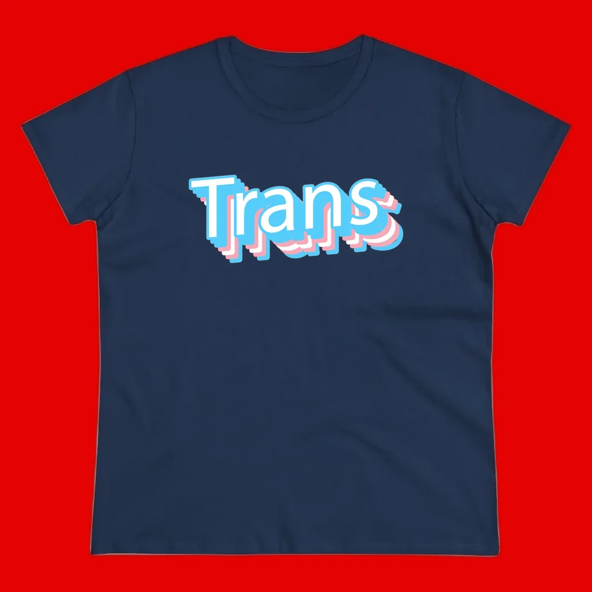 Titans 3D layered text design with cyan blue, pink, and white dimensional shadow effects on gray background