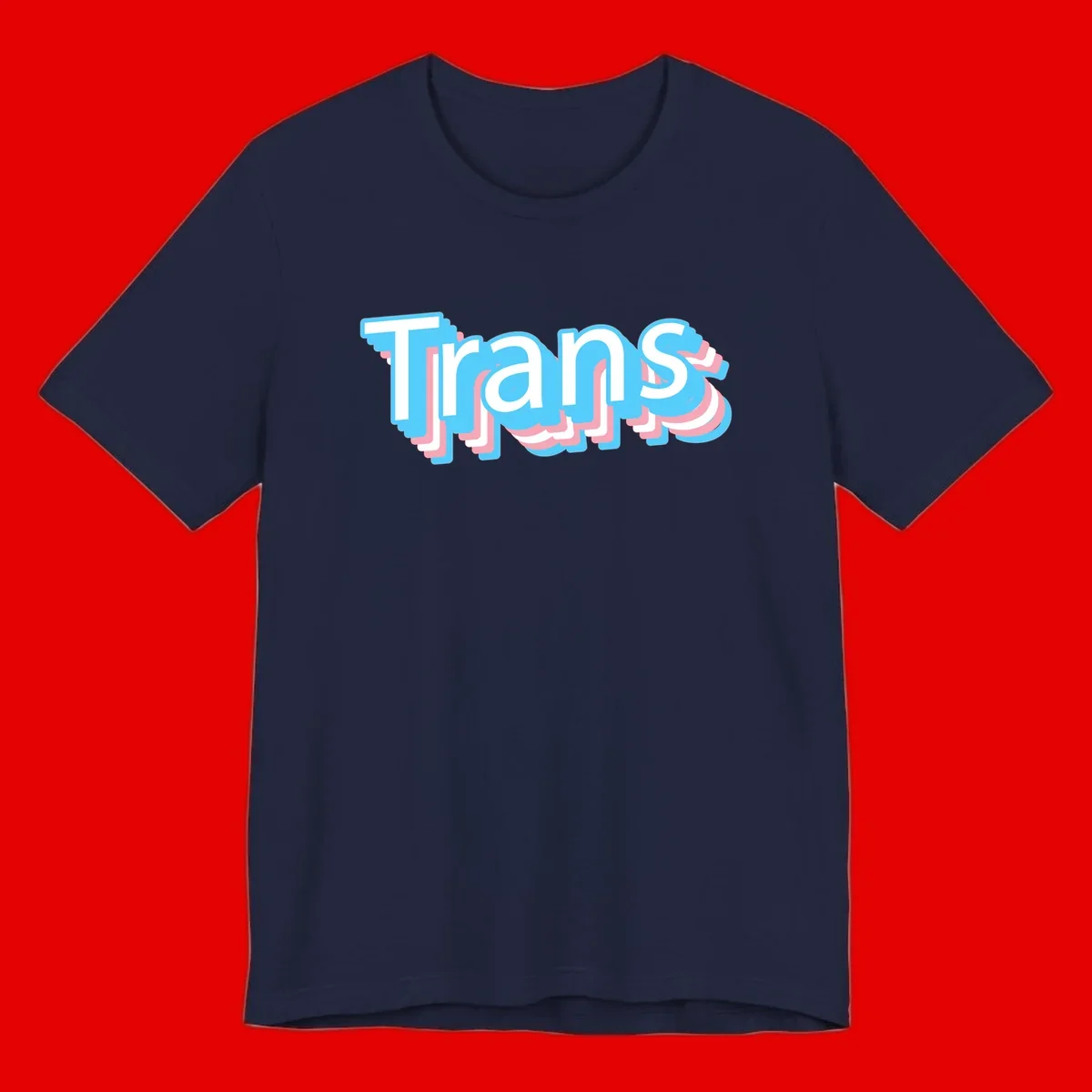 Titans 3D layered text design with cyan blue, pink, and white dimensional shadow effects on gray background