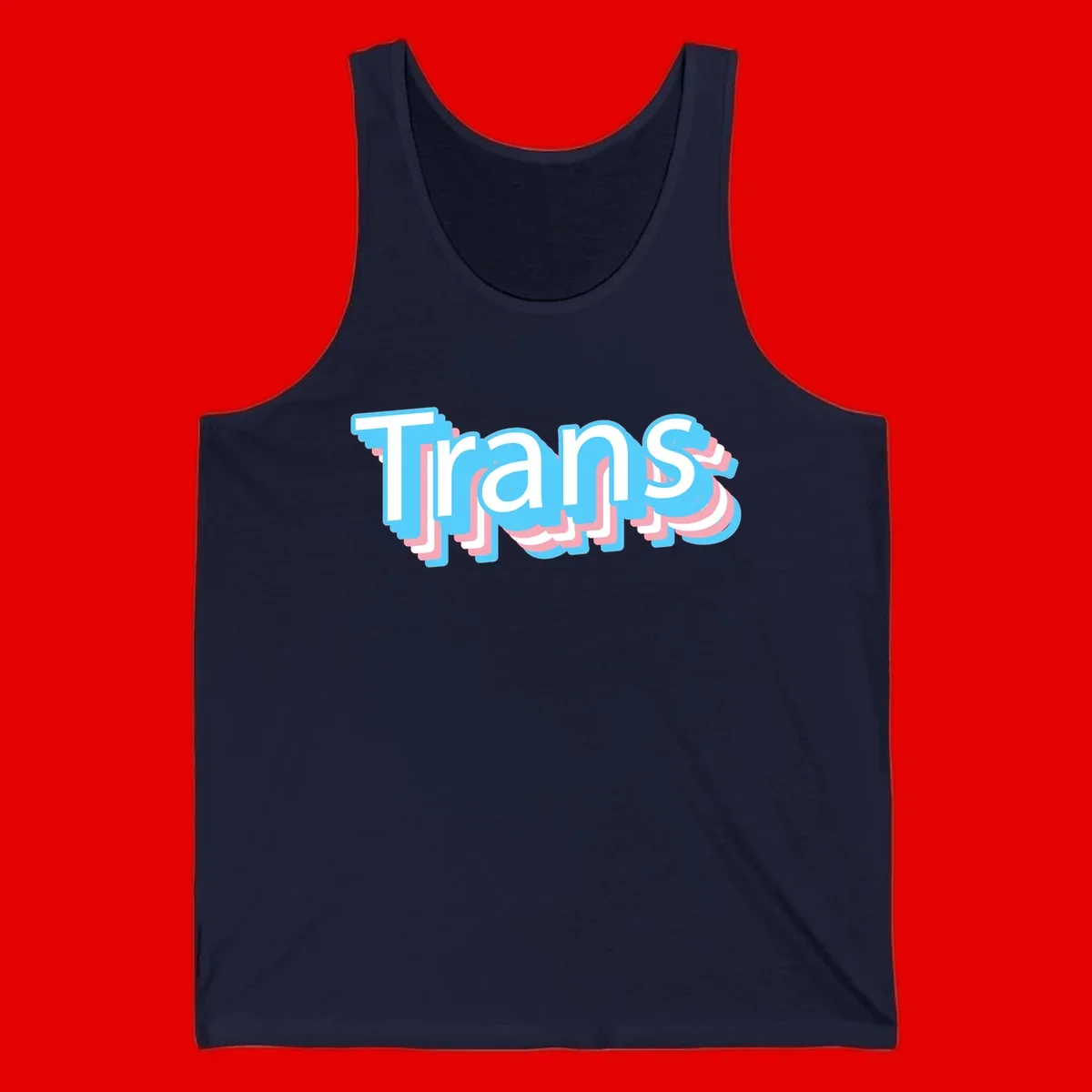 Titans 3D layered text design with cyan blue, pink, and white dimensional shadow effects on gray background