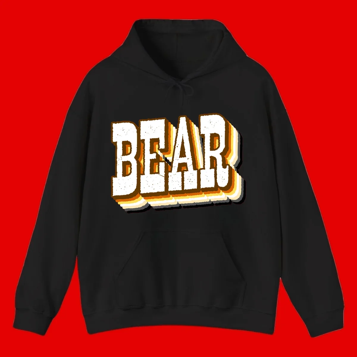 Dead bread toast graphic with thick brown letters featuring layered orange and yellow gradient effect on gray background