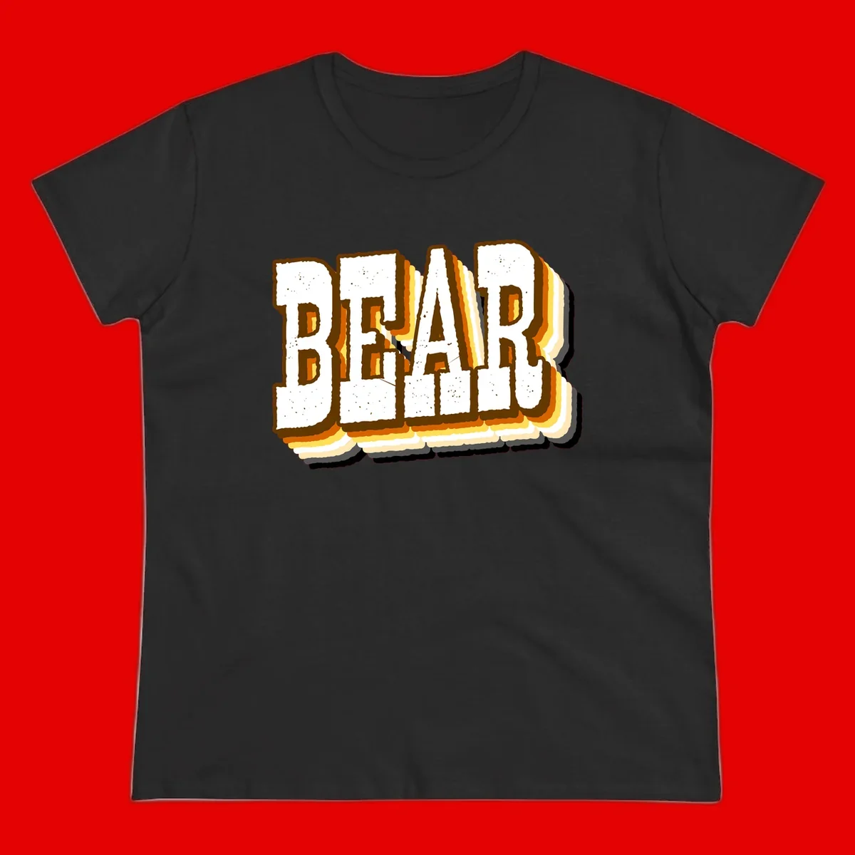 Dead bread toast graphic with thick brown letters featuring layered orange and yellow gradient effect on gray background