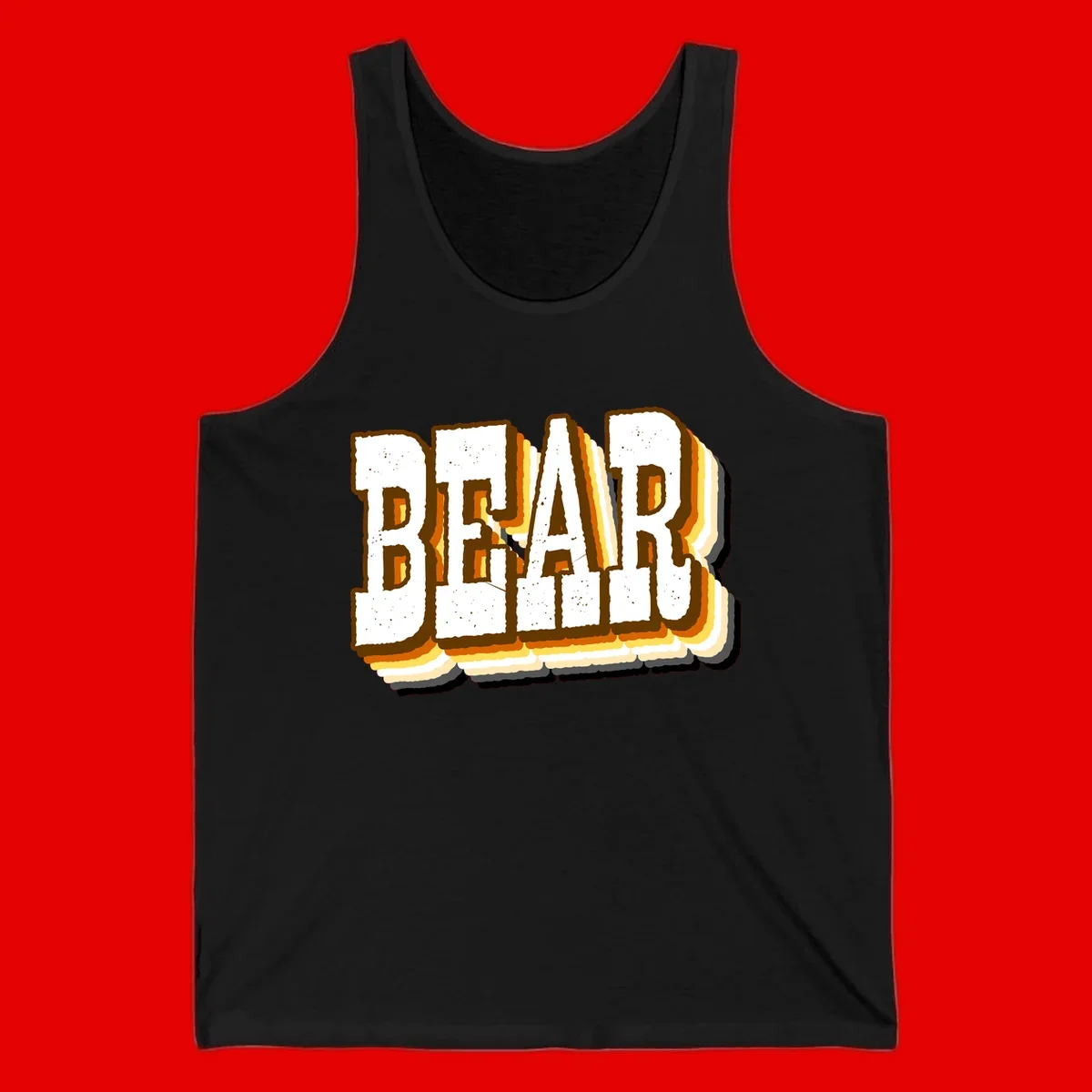 Dead bread toast graphic with thick brown letters featuring layered orange and yellow gradient effect on gray background